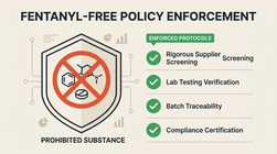 Fentanyl-free safety policy enforcement